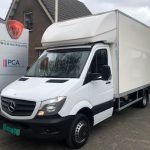 Bedrijfsontruiming met verhuiswagen in Haarlem